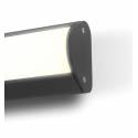 Aplique de pared Aka LED 20w IP54 negro - ACB
