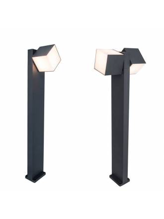 LUTEC Cuba LED IP54 anthracite bollard