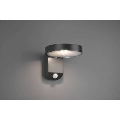 TRIO Posadas Solar LED + sensor IP44 wall lamp