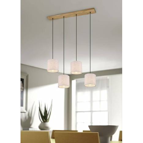 TRIO Elmau 4L E27 pendant lamp