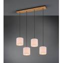 TRIO Elmau 4L E27 pendant lamp