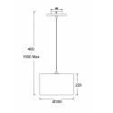 TRIO Elmau 1L E27 pendant lamp