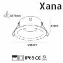 XANA Roces IP65 GU10 recessed light