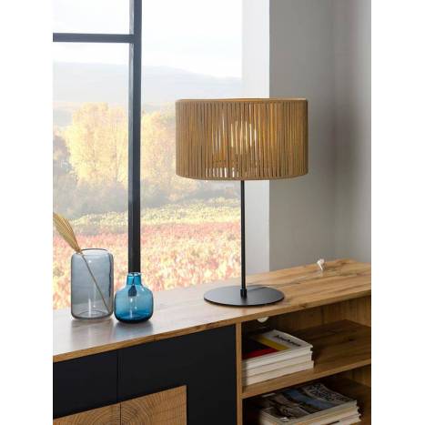 ILUSORIA Corda E27 textil table lamp