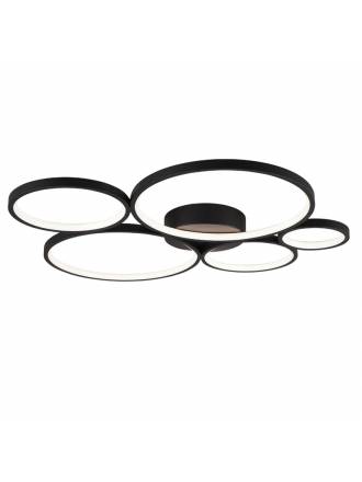 Plafón de techo Rondo LED 49w negro - Trio