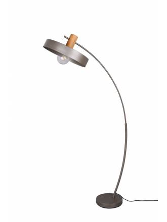 TRIO Gaya E27 wood floor lamp