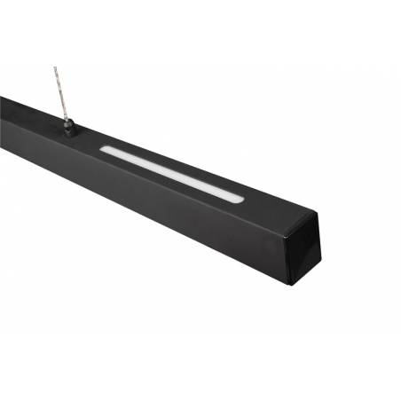 TRIO Paros LED 32w black pendant lamp detail