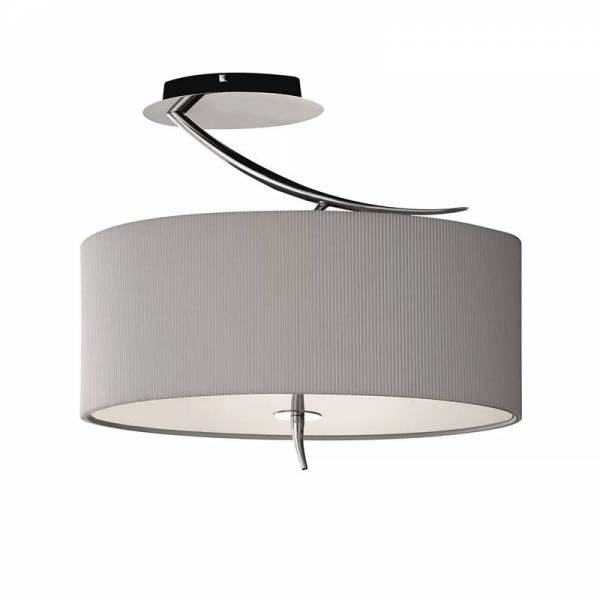 Semiplafon Eve 2L E27 cromo pantalla colores - Mantra
