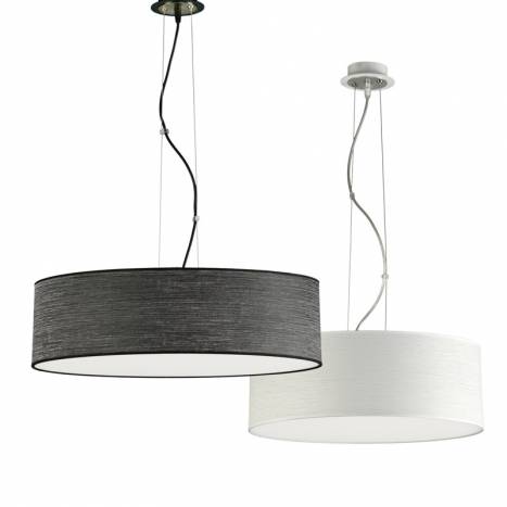 Lámpara colgante Wood LED + mando modelos - Ilusoria