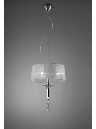 Mantra Tiffany pendant lamp 46cm chrome