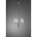 Mantra Tiffany pendant lamp 46cm chrome