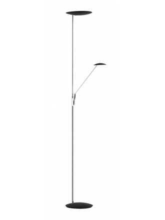 MDC Sione LED 30+7w dimmable chrome floor lamp