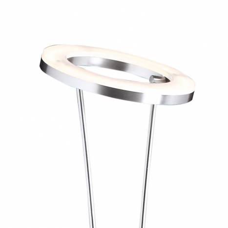Lámpara lectura Anello LED 30 + 5w dimmable niquel detalle - MDC