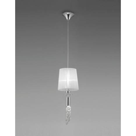 Mantra Tiffany pendant lamp 23cm chrome