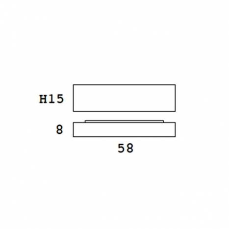 Aplique de pared Block Deco 2L E27 info - Ole