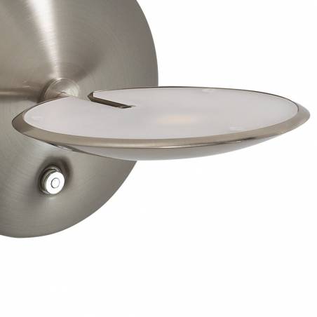 Aplique de pared Sione LED 7w niquel detalle - MDC