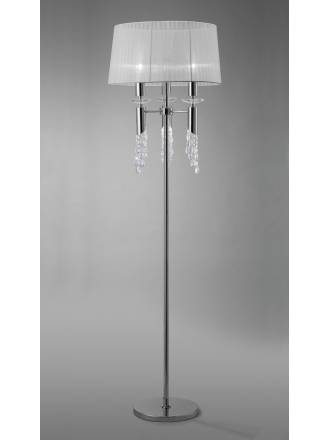 Mantra Tiffany table lamp 1 lampshade chrome
