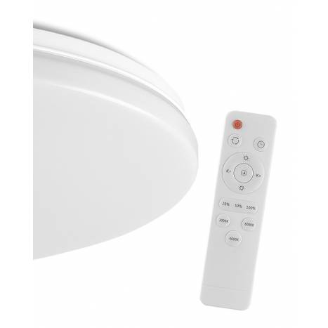 MDC Eros LED dimmable + remote control opal ceiling lamp detail