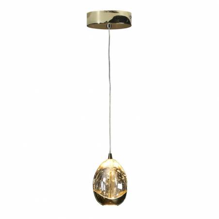 Schuller Rocio pendant lamp 1L LED gold