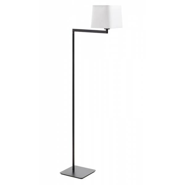 Lámpara de pie Finess E27 orientable negro - MDC
