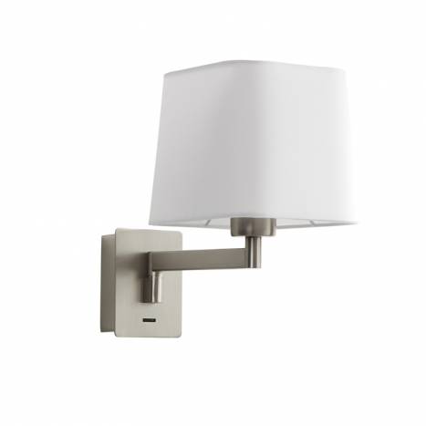MDC - Finess E27 orientable níquel wall lamp