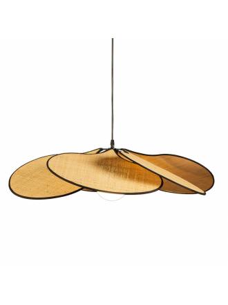 ILUSORIA Palmito E27 raffia pendant lamp