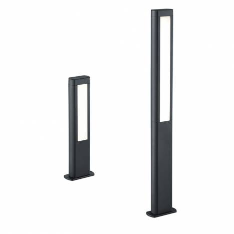 Baliza Rhine LED IP54 antracita modelos - Trio