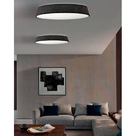 ILUSORIA Taco Soria LED 36w black ceiling lamp ambient