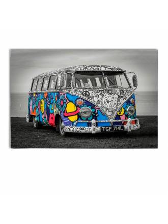 SCHULLER Hippie 120x80 glass printed photography