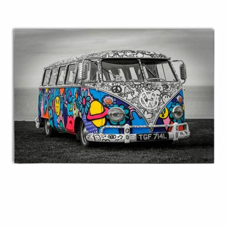SCHULLER Hippie 120x80 glass printed photography