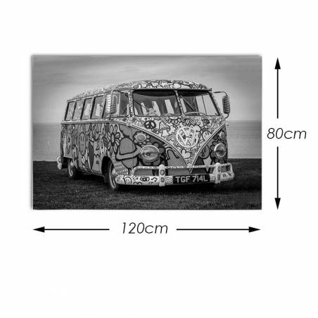 SCHULLER Hippie 120x80 glass printed photography info