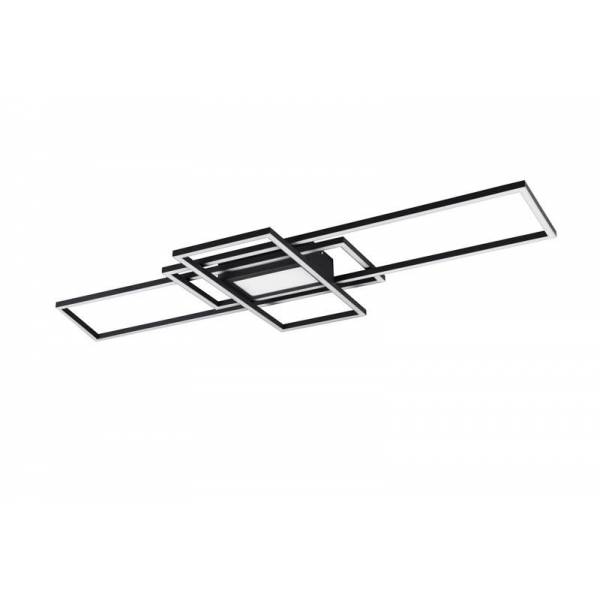 TRIO Irvine 60w dimmable + remote control anthracite ceiling lamp