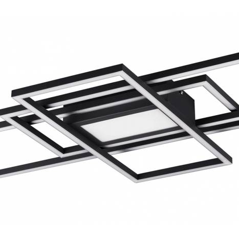 TRIO Irvine 60w dimmable + remote control anthracite ceiling lamp detail