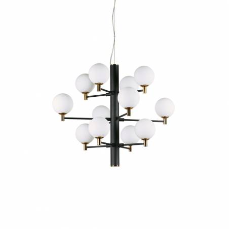 IDEAL LUX Copernico LED 12L G9 black pendant lamp