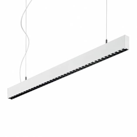 Lámpara colgante Steel LED 36w 107cm blanco - Ideal Lux