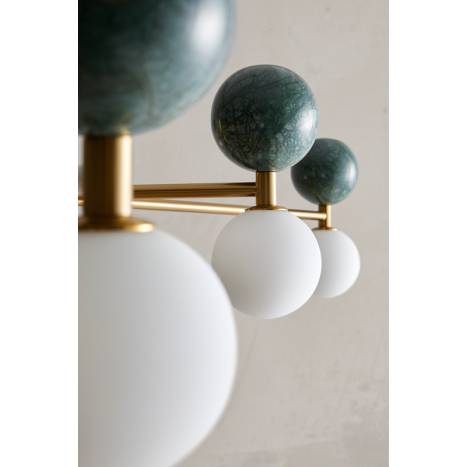 AROMAS Dalt 6L marble green pendant lamp detail 1
