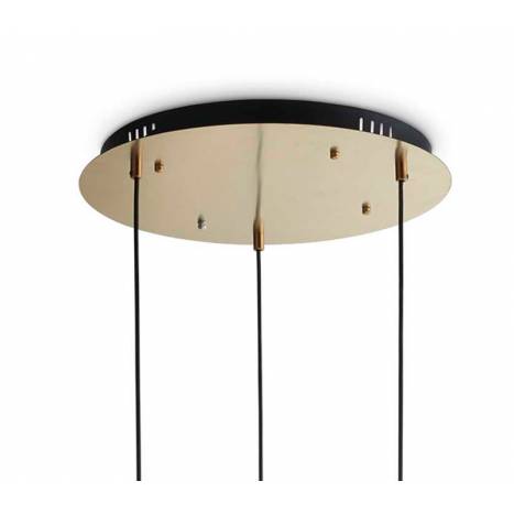 Base lámpara colgante Umile LED 3L cristal - Ideal Lux