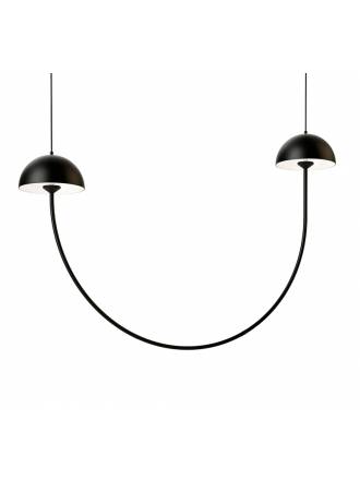 LUXCAMBRA Champignon LED 12w black pendant lamp