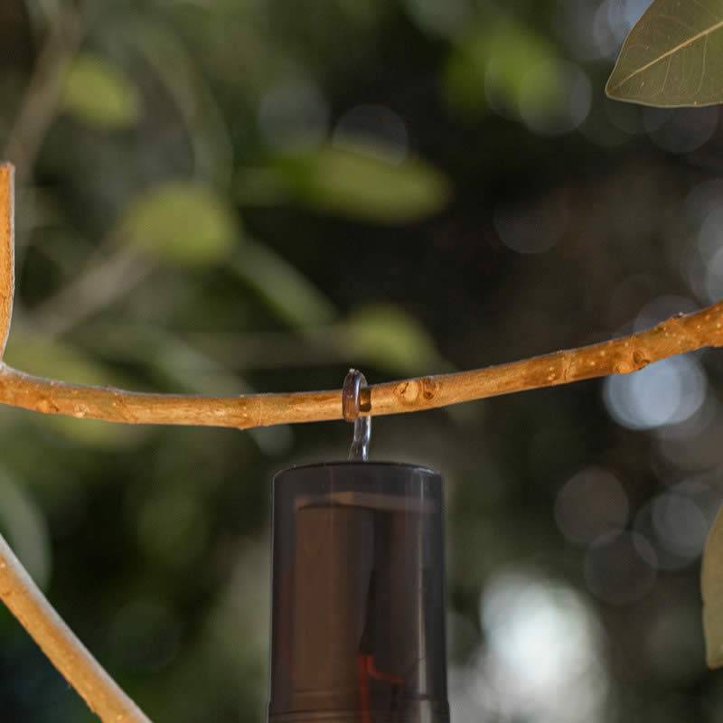 Lámpara colgante sin cables Reona Hang LED marrón New Garden