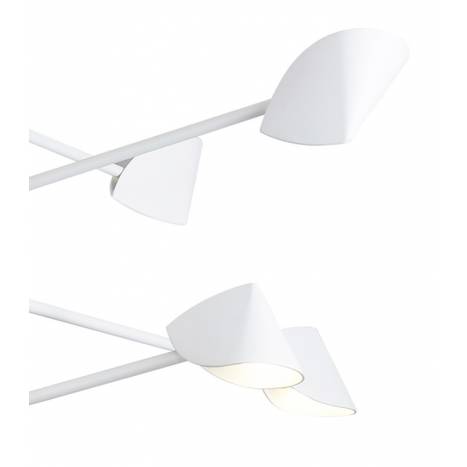 Lámpara de techo Capuccina LED 61w blanco detalle - Mantra