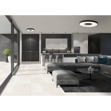 MANTRA Coin LED 100w dimmable black ceiling lamp ambient