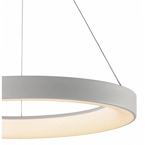 Lámpara colgante Niseko LED 50w 65cm blanco detalle - Mantra