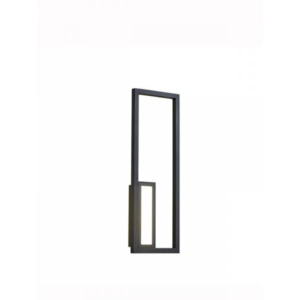 Aplique de pared Boutique LED 22w rectangular negro - Mantra