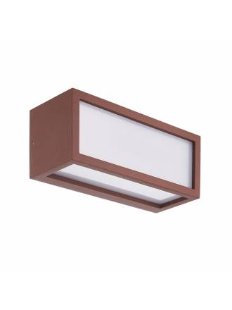 Aplique de pared Utah 1L E27 IP65 corten - Mantra