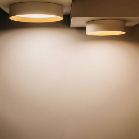 SULION Lobby CCT LED ceiling lamp wood