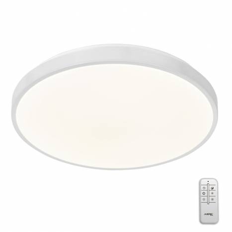 Plafón de techo Ova LED blanco regulable + mando - Jueric