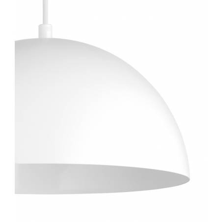 MDC Goko 1L E27 aluminium white pendant lamp tulip