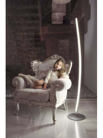 Mantra Hemisferic floor lamp LED 20w dimmable aluminium