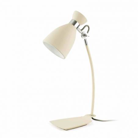 Lámpara de mesa Retro 1L E14 beige - Faro