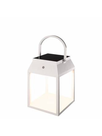 MANTRA Sapporo 29cm LED solar + USB white portable lamp